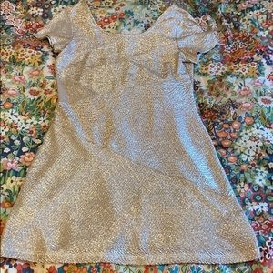 Free people metallic shimmer dress-size small